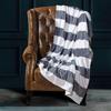 Black And White Striped Blanket Flannel Blanket Casual Nap Small Blanket Gift Blanket