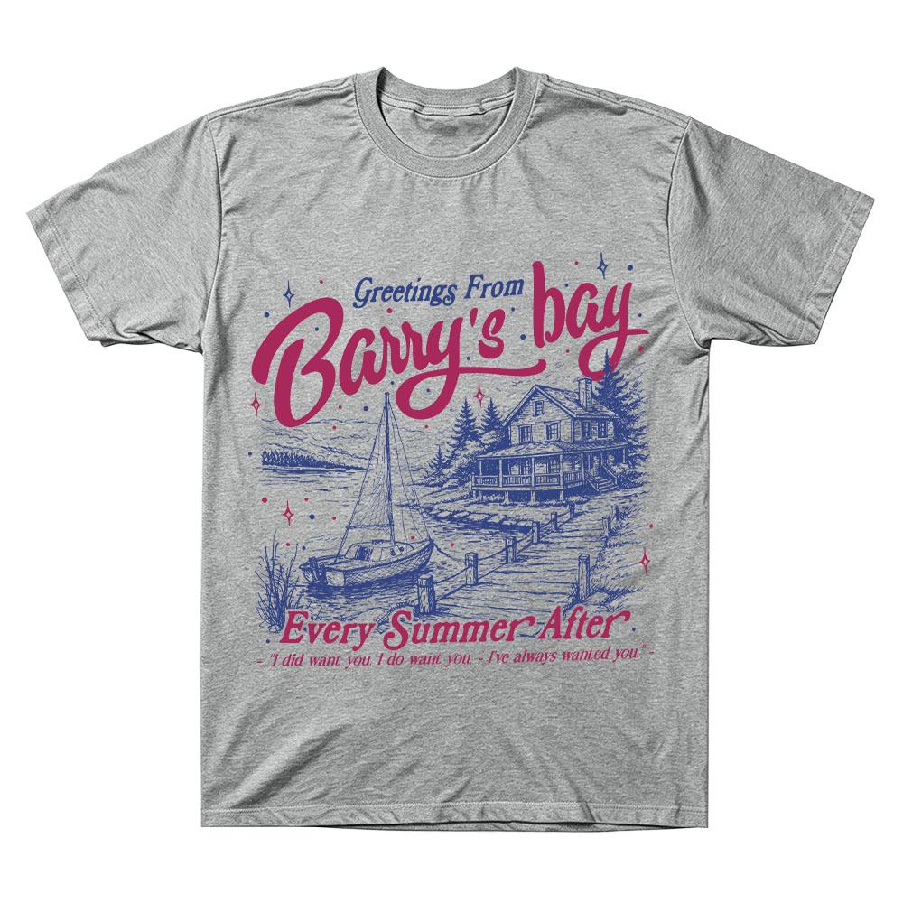 Every Summer After Barry's Bay T Shirts Comfortable Cotton Soft Tee Women O-neck Short Sleeve Tee Unisex Casual Clothes