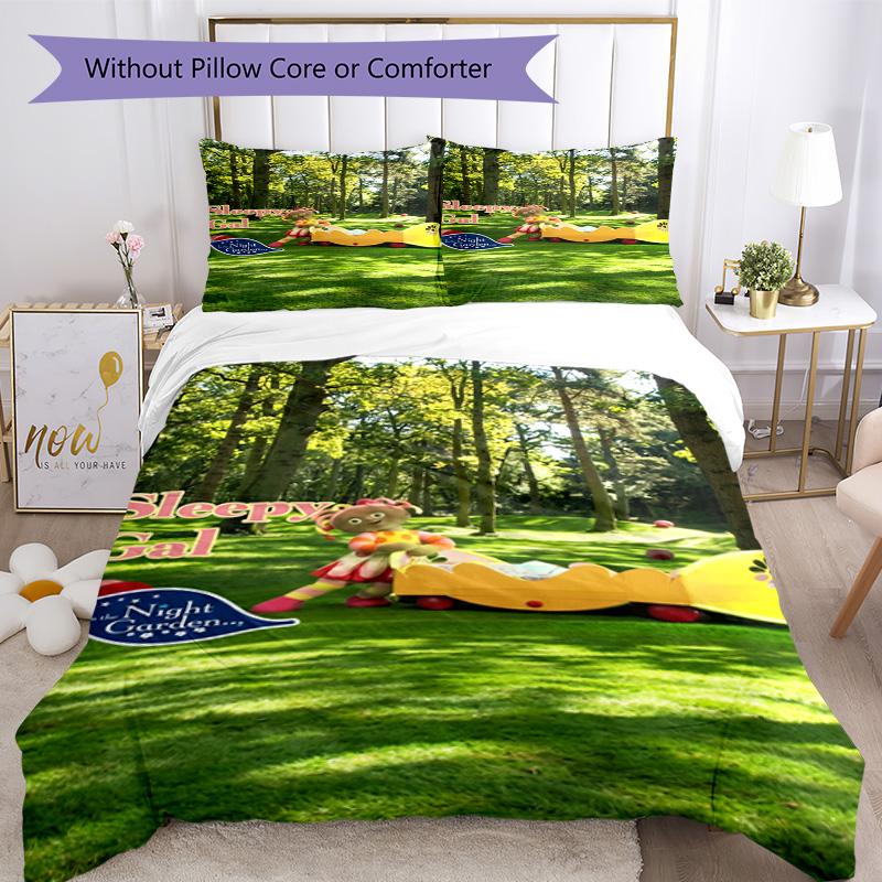 Night Garden Bedding Set Perfect For Guest Room Soft Fabric Christmas Gift