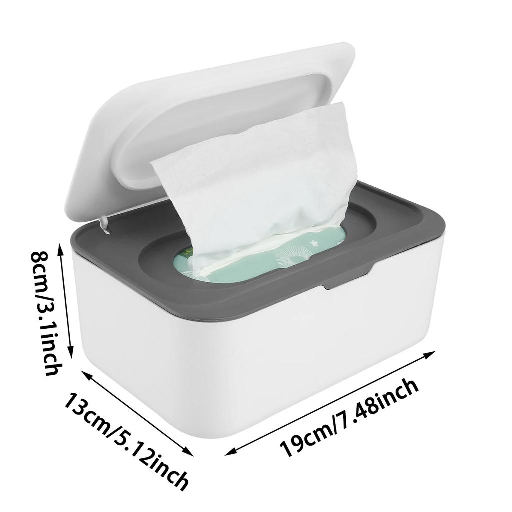 Wet Tissue Box Paper Dispenser Portable with Lid Tissue Storage Box Holder Dustproof Baby Car Organizer Napkin Hot
