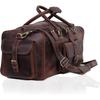 Duffle Bag For Men and Women, 28 Inch Vintage Buffalo Leather Travel Duffle Bag, Genuine Carry On Overnight Bag