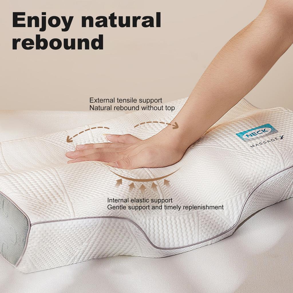 Comfortable Memory Foam Pillow, Ergonomically Designed Sleep Enhancing Cervical Support Pillow, Ideal For Female Side, Back And Stomach Sleepers