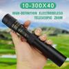 10-300x40 Zoom Portable Telescope Metal Monocular Long Range Binoculars Powerful Professional HD For Hunting Travel