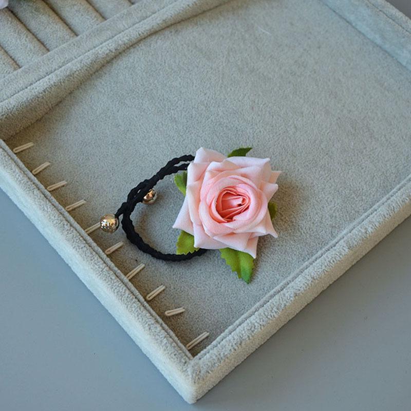 Винтажная красная роза заколка для волос сбоку для танцевальных выступлений