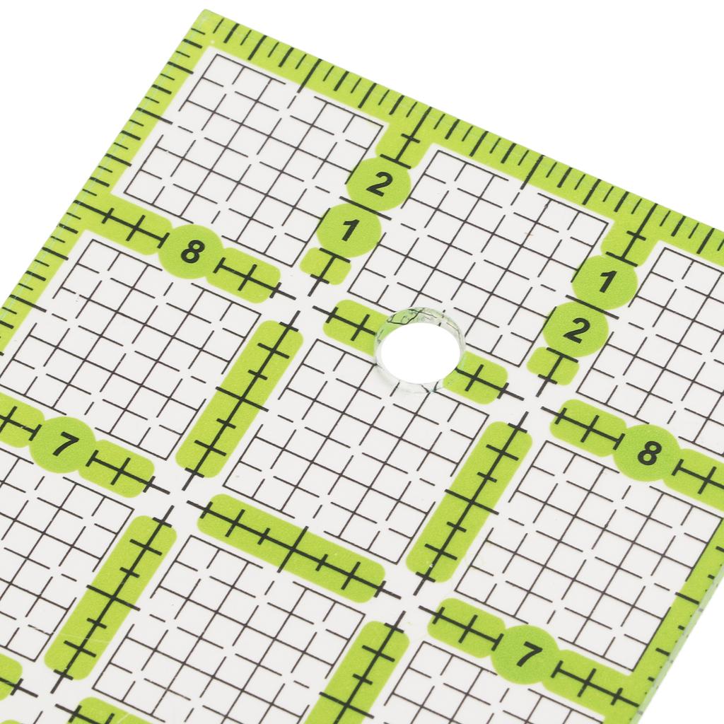 Crafts Rulers DIY Patchwork Tool Fabric Cutting Ruler With Grid Lines for Tailor Patchwork Cutting Sewing Acrylic Quilting Ruler