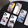Чехол для телефона W-Webtoon-EACE для iPhone 16, 15, 14, 13, 12, 17, Pro Max, Plus, силиконовый, черный