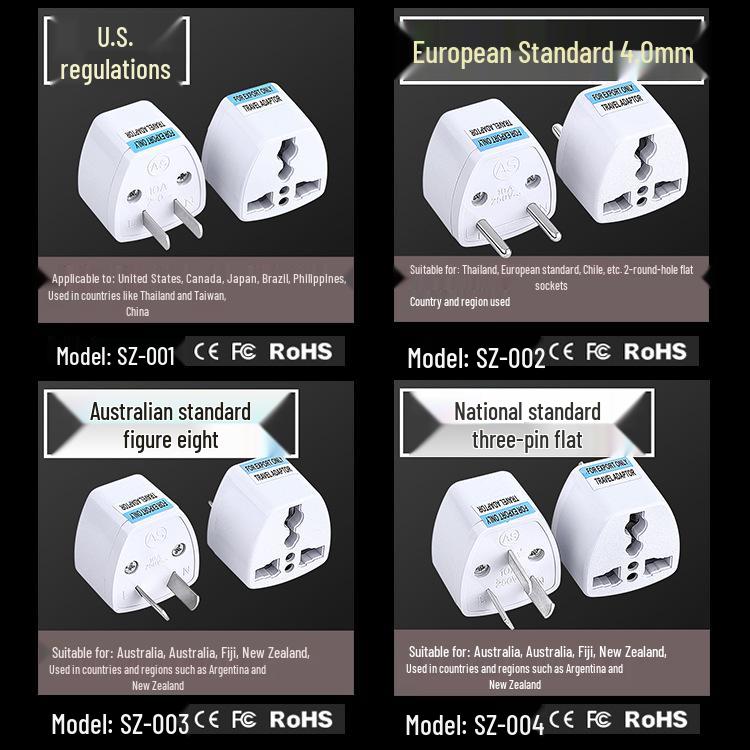 Global Travel Adapter: Multi-Country Plug Converter for Europe, UK, USA, Germany, Australia