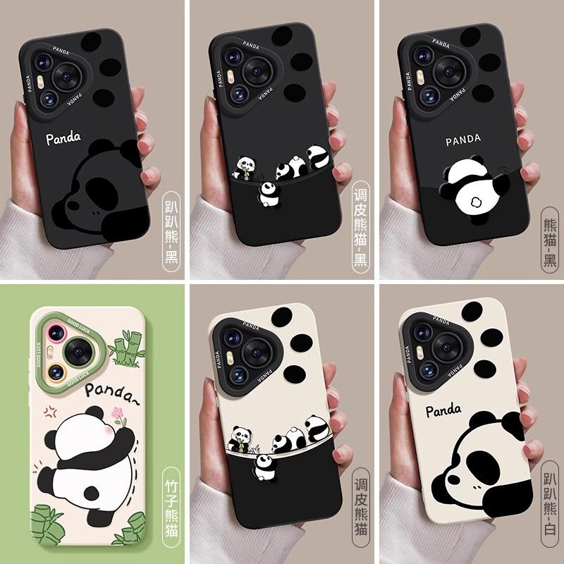 Applicable to Huawei pura mobile phone case, new pro panda p niche ppro cute anti-drop tide fun