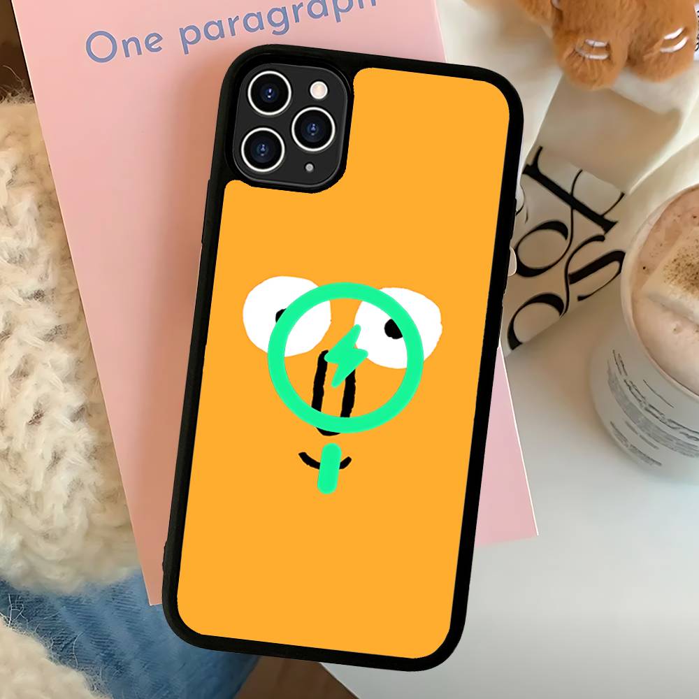 Арт J-Jean J-Jullien Милый Черный Для Magsafe Магнитный Чехол Для Телефона Для IPhone 16 15 17 Pro Max 11 12 13 14 Plus Чехол