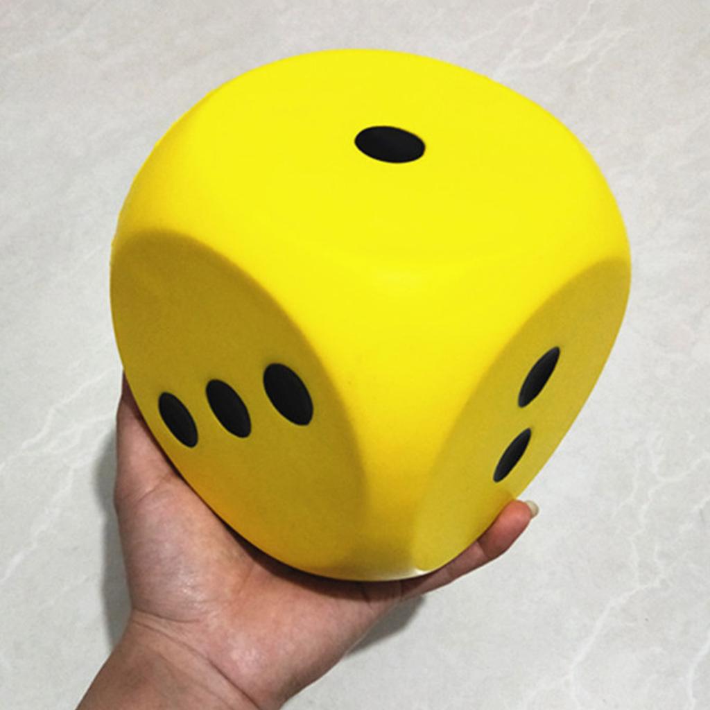 Large Foam Dices Soft Jumbo Dot Dices Learning 6 Sided 6 Inch Foam Dices Giant Dices Educational Toy for Stress Relief