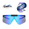 Trendy Game-inspired Eyeglasses For Anime Cosplay Blue Color