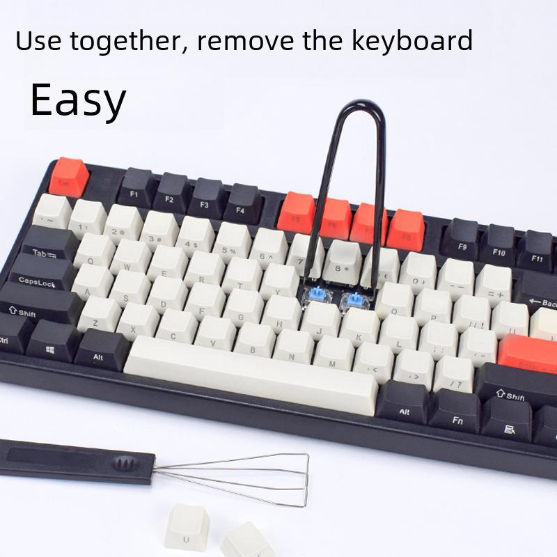 Инструмент для снятия колпачков клавиш механической клавиатуры с проволочным съемником клавиш