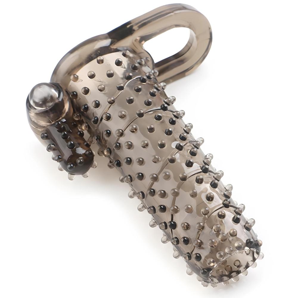 Vibrating penis sleeve stimulating testicles gift DELICIOUSLY