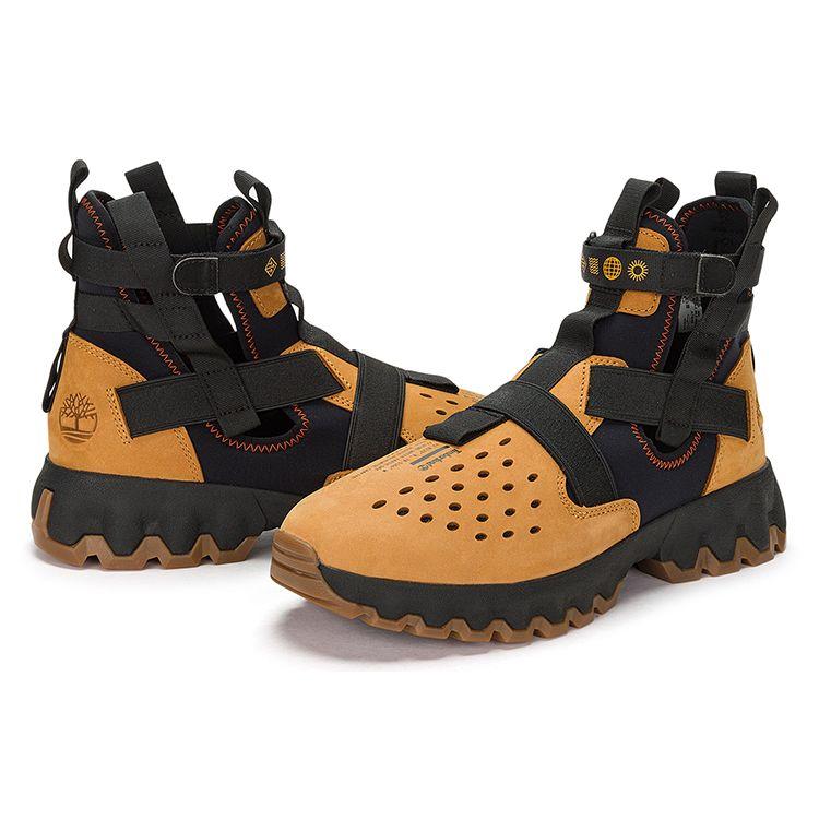 Timberland Легкие прочные функциональные кроссовки средней высоты для активного отдыха, мужские коричневые черные A5QZCW