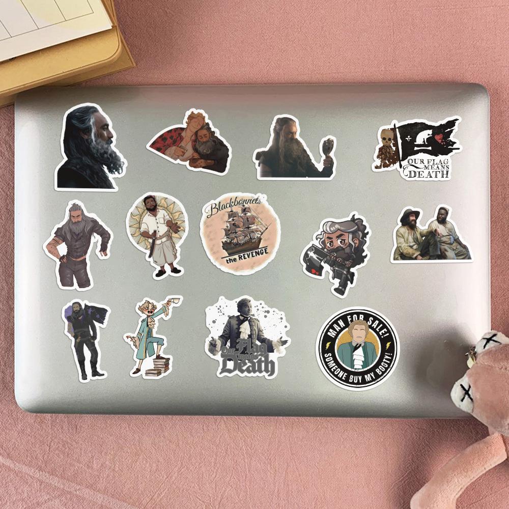 10 30 50Pcs Tv Series Our Flag Means Death Stickers Skateboard Laptop Car Bike Phone Luggage Funny Waterproof Sticker Kids Toy