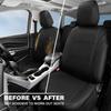 Racing Style Seat Cushion PU Leather Front Seat Cover Accessories Car Seat Covers  SUV