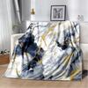 2025 New Style Colour Gold Marble Luxurious Blanket,Soft Throw Blanket for Home Bedroom Bed Sofa Travel Picnic Cover Kid Gift