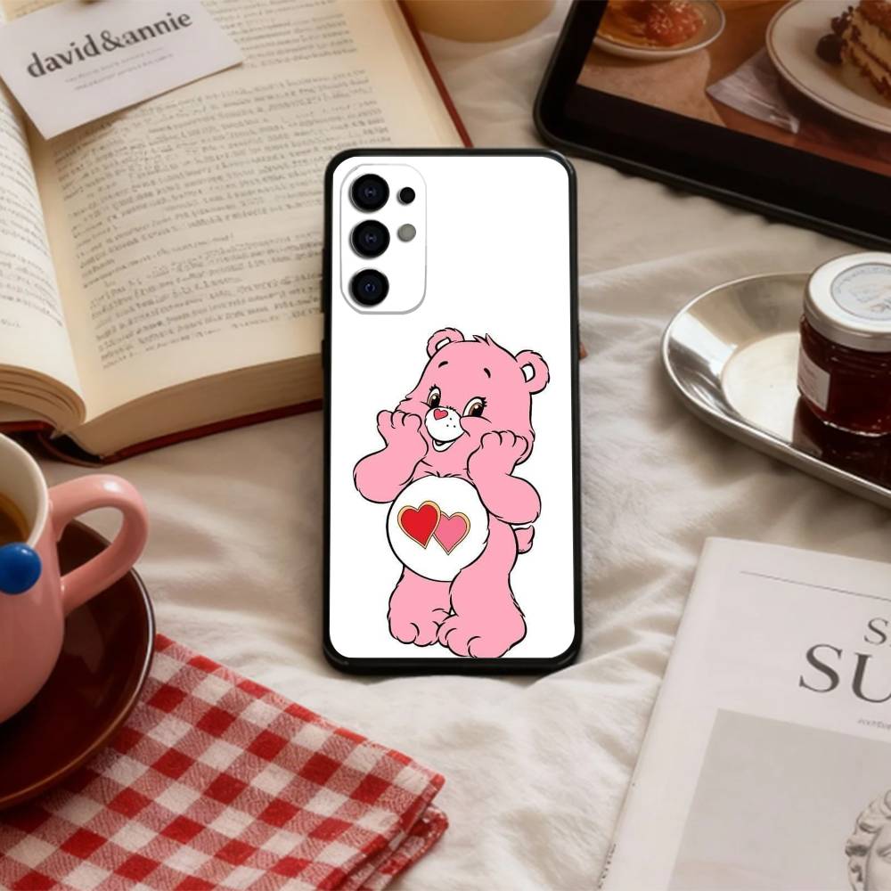 Classic C-Cute C-Care B-Bears Phone Case For Samsung S 25,24,23,22,30,21,10,9,Ultra,Plus,Lite,FE,4,5 G Soft Black Case