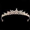 2pcs Sparkling Rhinestone Queen Crown Bride Headdress Wedding Jewelry  Birthday Party
