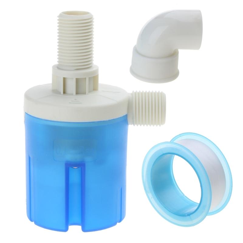 1/2'' Auto Control Water Level for Valve with Screen Strainer & Tape & Curved Tube Traditional Float for Valve Upgrade D