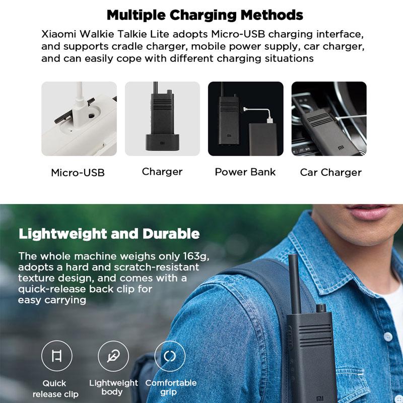 Xiaomi Mijia XMDJJL01 Walkie Talkie