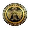 Средневековая афинская сова, настоящий греческий щит гоплита, 60,96 см.