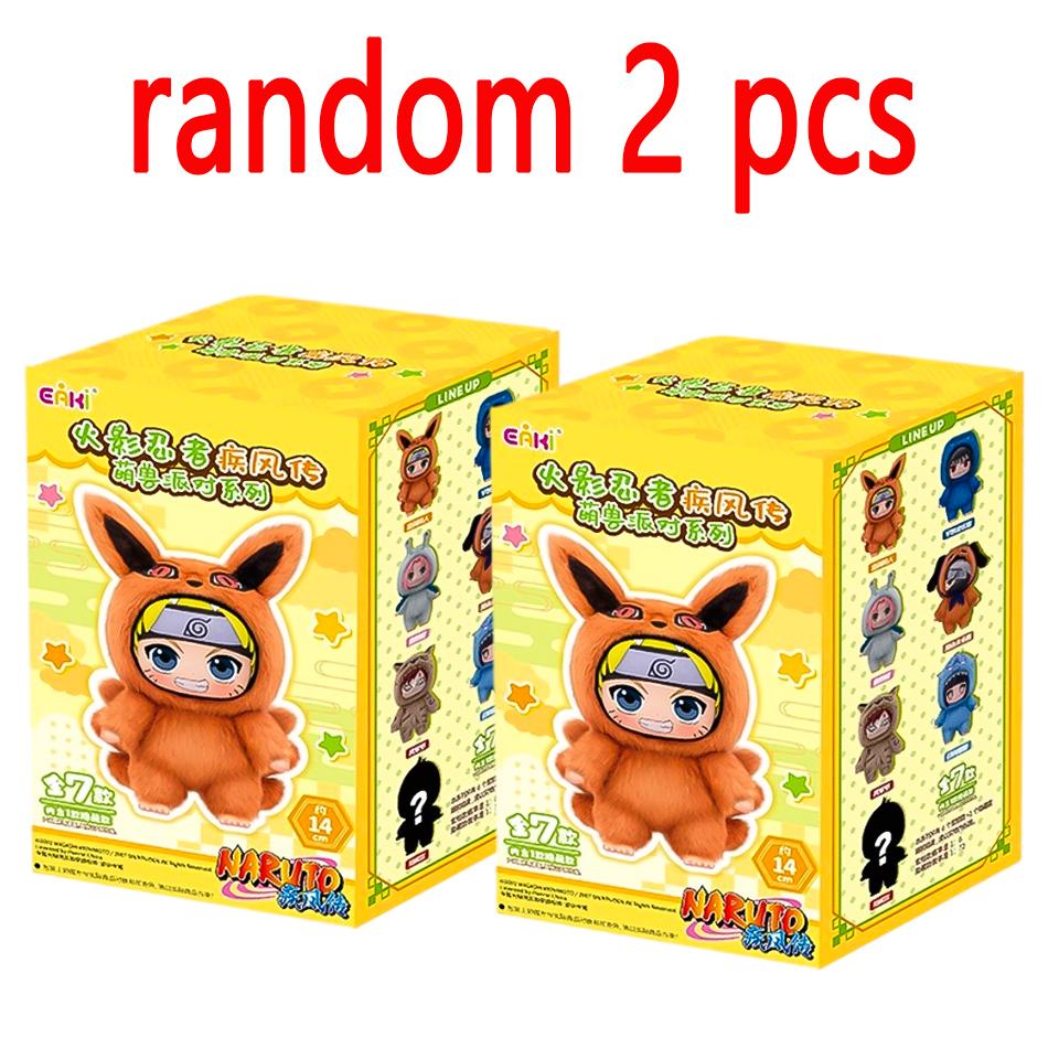 Наруто слепой бокс Серия «Вечеринка Зверей» Виниловая фигурка Плюшевая текстура Слепой бокс Хэллоуин/Рождественские подарки
