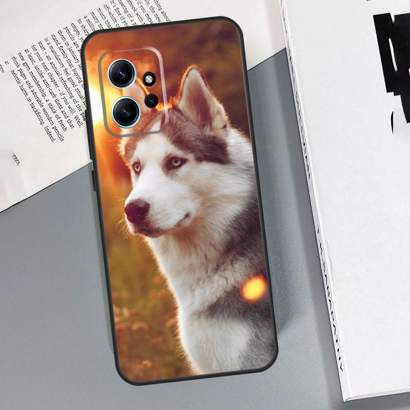 Чехол с рисунком щенка хаски для Xiaomi Redmi Note 14 Pro 10 11 12 13 15 Pro Чехол для Redmi 15 13C 12C 10C 14C 15C