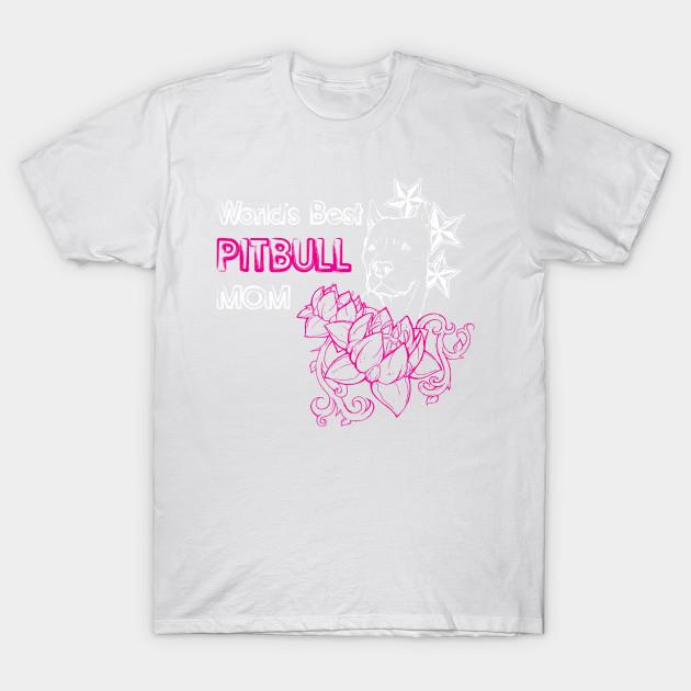 T Shirt Women Worlds Best Pitbull Mom T Shirt Harajuku Print Kawaii Tshirt Summer Short Sleeve Female T-Shirt Top Tee