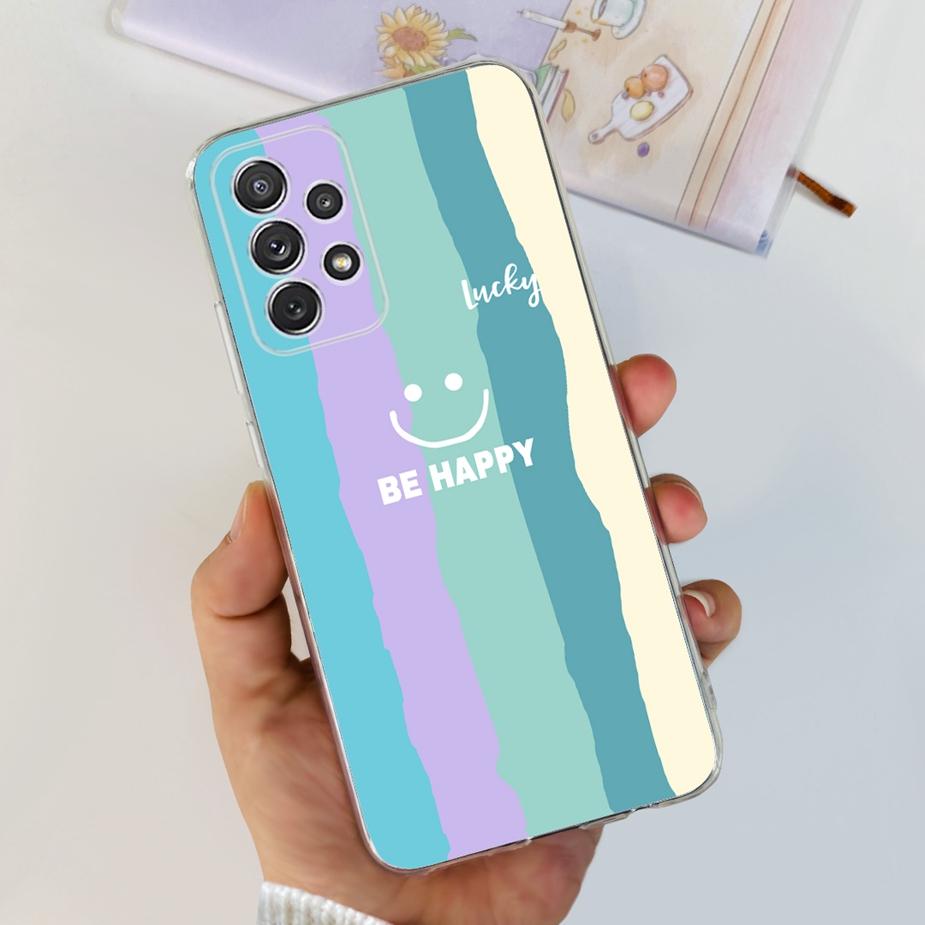For Samsung Galaxy A32 4G Case Sm-A325F Soft Silicone Stylish Painted Cover Case For Samsung A32 A 32 5G A326B Back Cover Bumper