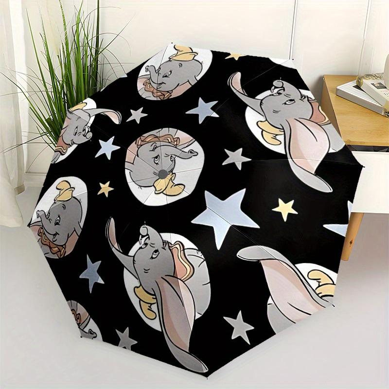1pc Dumbo Automatic Open/close, All-Season Portable Folding Umbrella for Women & Men,  Durable Frame yy250805038