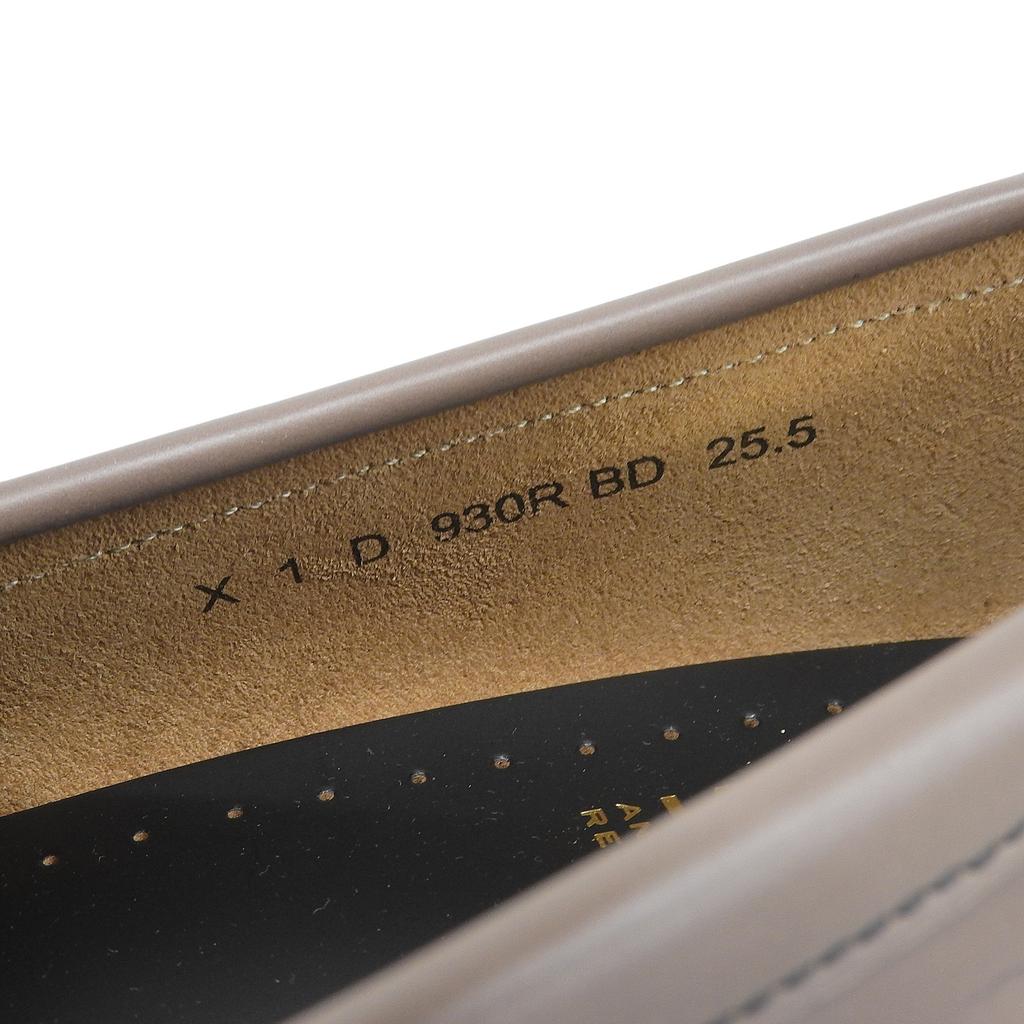 Безупречные туфли REGAL из кожи, 50-летний юбилей, лоферы с пряжкой-коброй, серые, мужские, 25.5, Б/У