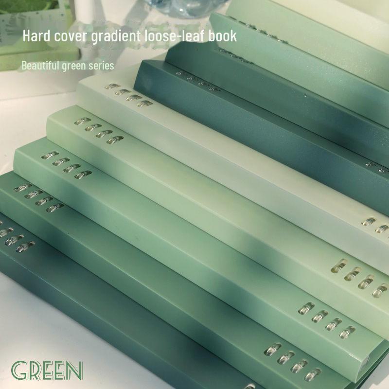 Новый блокнот B5 на кольцах с плавным выдвижным обложкой-градиентом