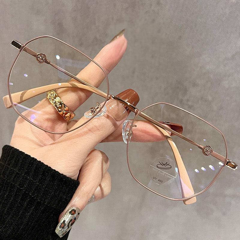 Новые Универсальные Очки Большой Оправы Для Женщин Высокого Класса, Подчеркивающие Стройность Полного Лица, Могут Быть Совмещены С Оправами Для Очков Для Близорукости MH9054