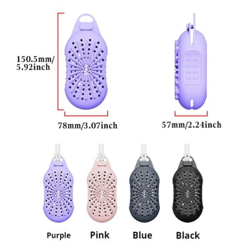 Силиконовые мешочки для мыла, мешочки для хранения с веревкой для отшелушивания, мочалка для душа, массаж для ванны, двусторонний текстурный дизайн, мытье в ванной