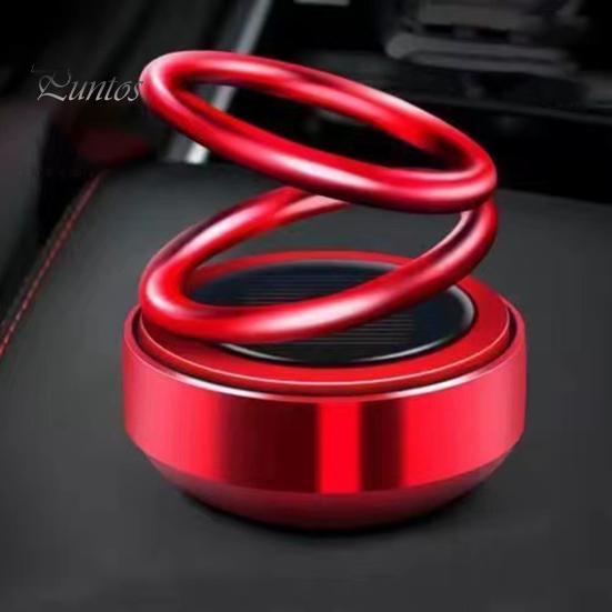 Автомобильный парфюм на солнечной энергии, ароматерапевтический диффузор, вращающийся на 360 градусов, освежитель воздуха, украшение приборной панели салона автомобиля