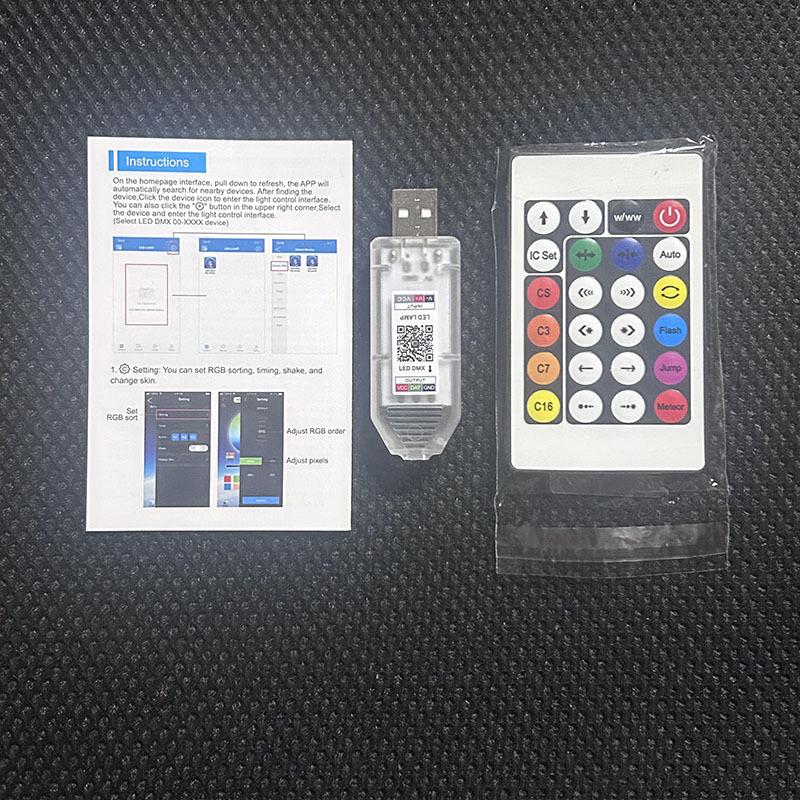 Разноцветные гирлянды с управлением по Bluetooth, с высокояркими светодиодами и медным проводом