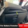Накладка на панель центральной консоли и приборную панель для Subaru Forester 2025 2026, углепластик, элементы интерьера, аксессуары