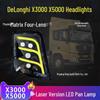 Супер яркая светодиодная би-линзовая сборка фары Shaanxi Delong X3000/X5000
