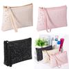 Yz-59 New Fashion Glittering Pu Makeup Bag For Women Large Capacity Portable Cosmetic Storage Clutch