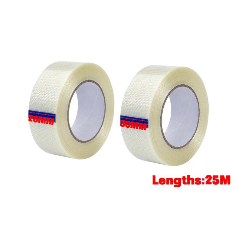 Прочная клейкая лента из стекловолокна, износостойкая, прочная, сетчатая лента из стекловолокна, прозрачная, односторонняя клейкая лента, фиксированная упаковка