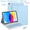 Case for iPad A16 11 Inch A3355 A3356 A3354,Bluetooth Keyboard cover for iPad 10th 10.9 Inch A2696 A2757 A2777 A3162