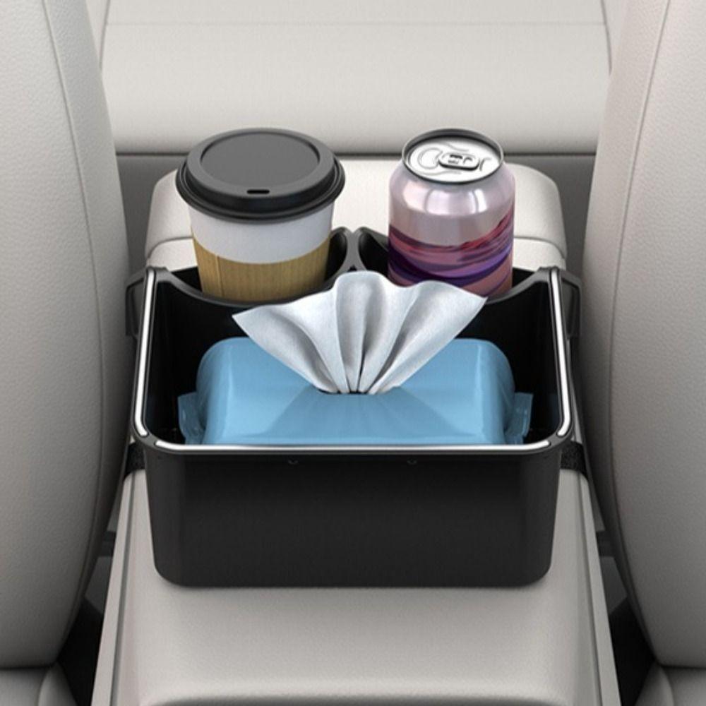 Wear-Resistant Automotive Cup Holders Plastic Car Seat Organizer Durable Double Cup Holders Paper