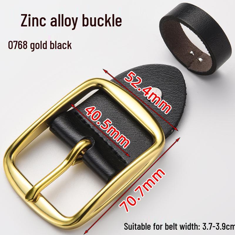 Men's Genuine Leather Pin Buckle Waistband Accessory