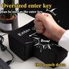 Большая кнопка Enter, питание от USB, антистресс, большая кнопка Enter, игрушка, эргономичная подушка с кнопкой Enter, губчатая подушка, украшение для рабочего стола