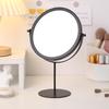 Nordic Style Round Wrought Iron Makeup Vanity Mirror for Bathroom or Dormitory
