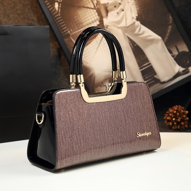 "2025 New Fashion Simple Leather Handbags: One-Shoulder Crossbody Bags for Women"