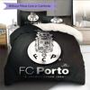 Futebol Clube do Porto Pattern Bedding Quilt Set  Home Decoration  Gift (1 * duvet cover + 2 * pillowcase  without core)