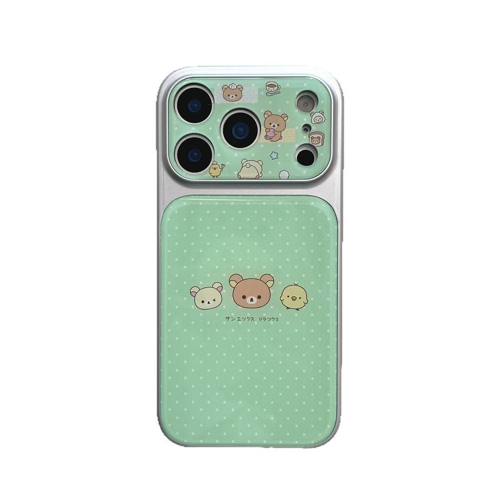 Защитный чехол для iPhone 15 с рисунком Рилаккума, совместимый с Apple 17/16 PROMAX