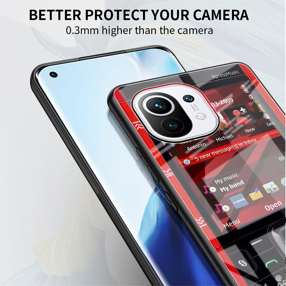 Стеклянный чехол с магнитной радиолентой для Xiaomi Poco X3 NFC 11 Lite 11T F3 M3 Redmi Note 11 10 9 8 Pro 10S 9S, чехол для телефона